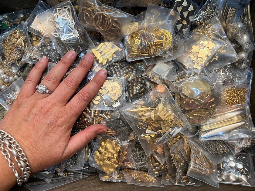 Mystery Bulk Wholesale Lot of Metal Charms &#x26; Metal Findings and Components