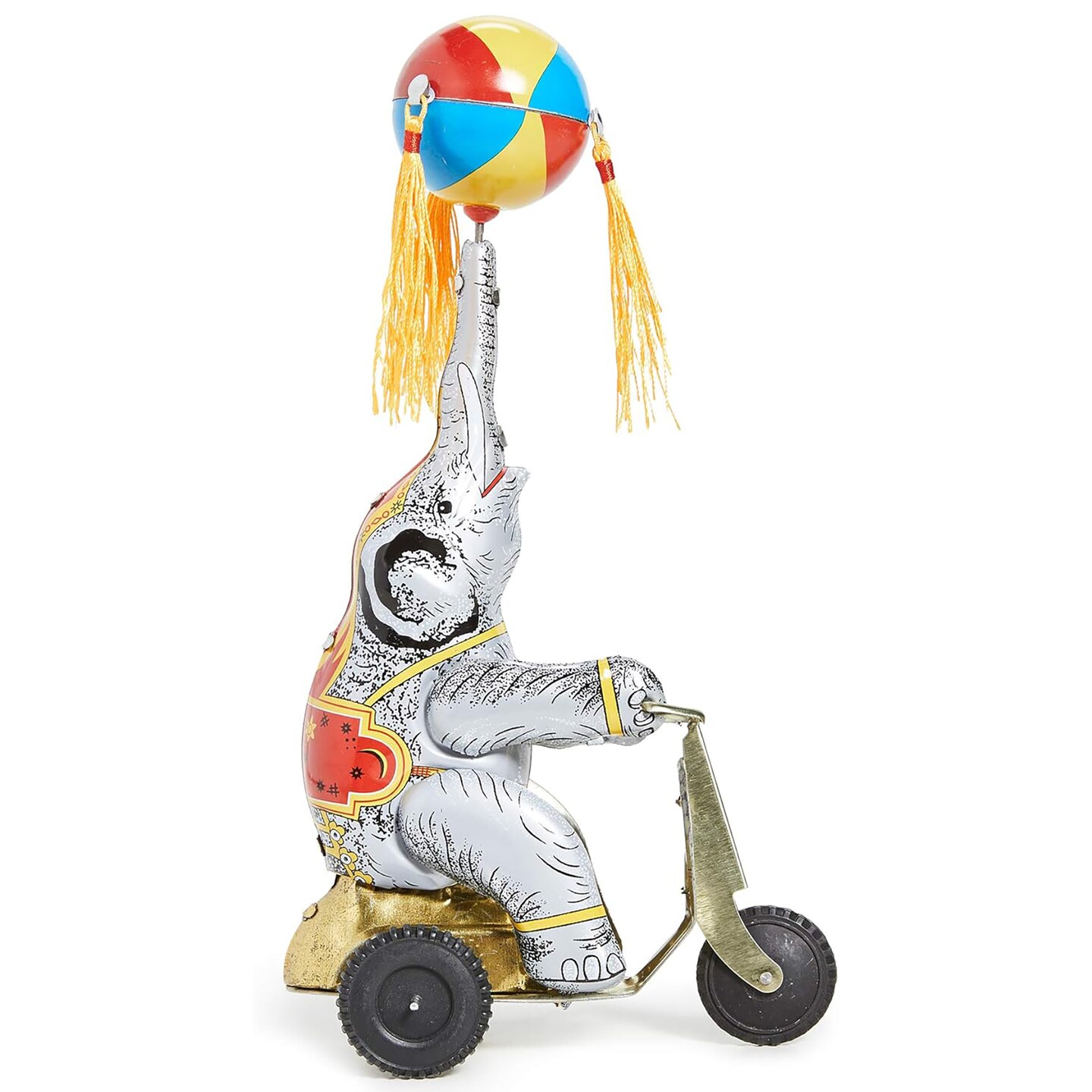 Schylling Tin Elephant On Bike