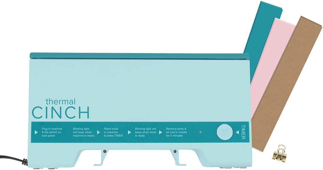 We R Memory Keepers Thermal Cinch Binding Machine Mint 12 Inch 60000801 by American Crafts