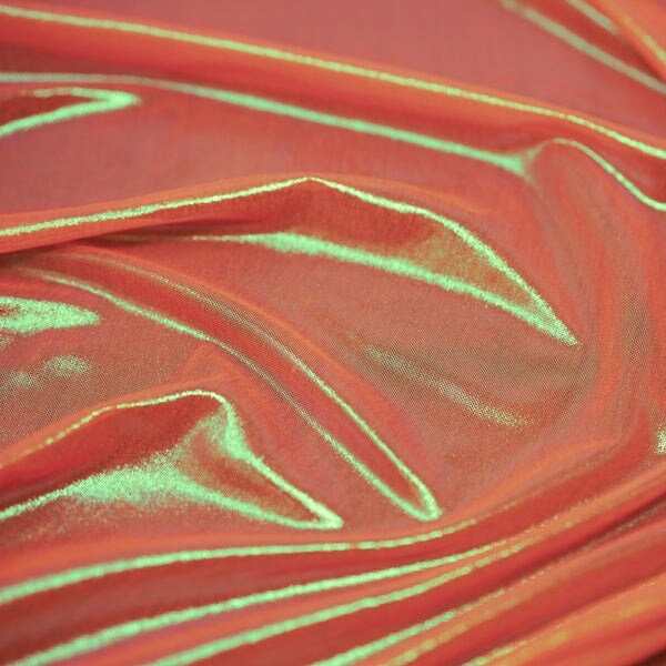 Shimmer Foiled Mesh Fabric Stretch Power Mesh for Dancewear, Stage Wear & Apparel