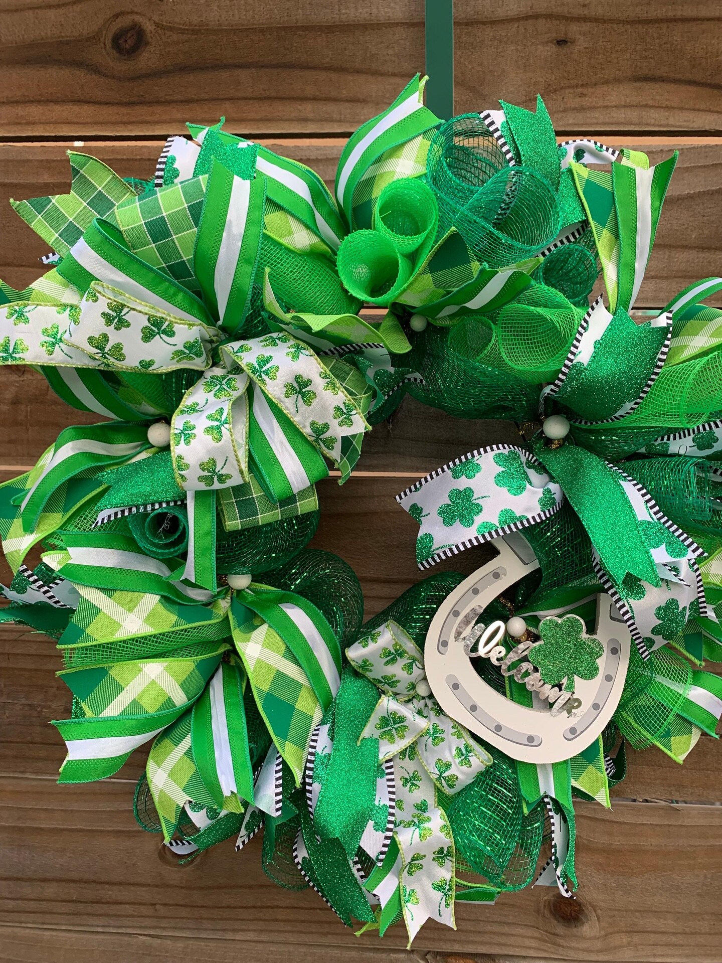 St.Patrick's Day Wreath for front door, Saint Patrick's Wreath