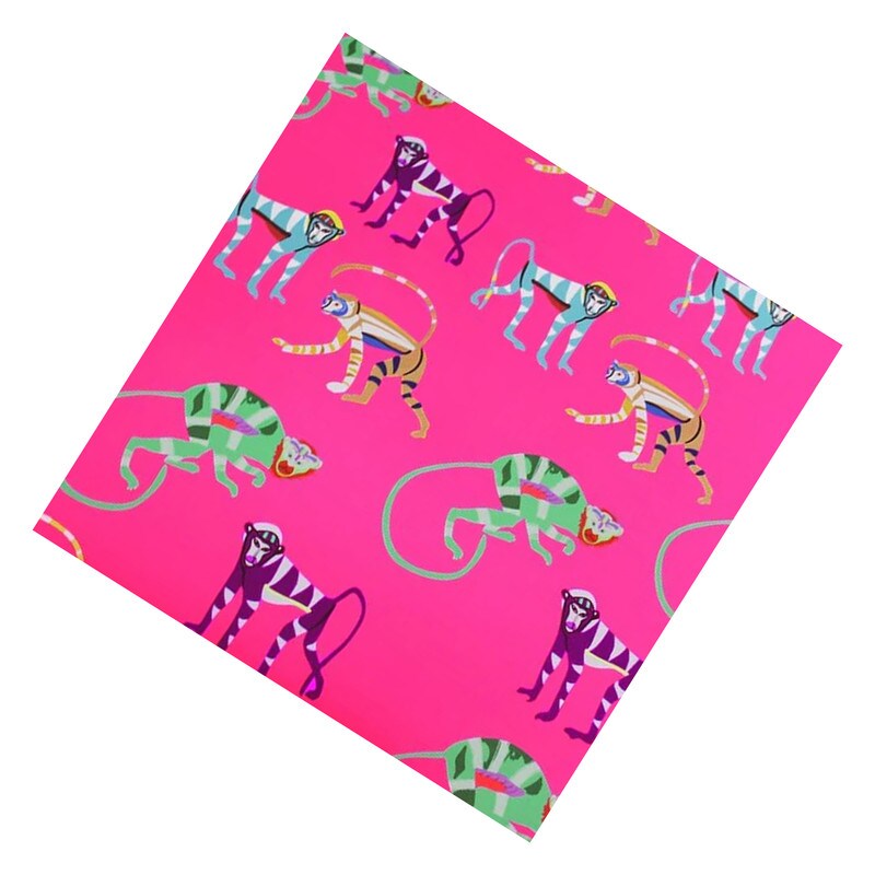 Pink Monkey Printed Spandex
