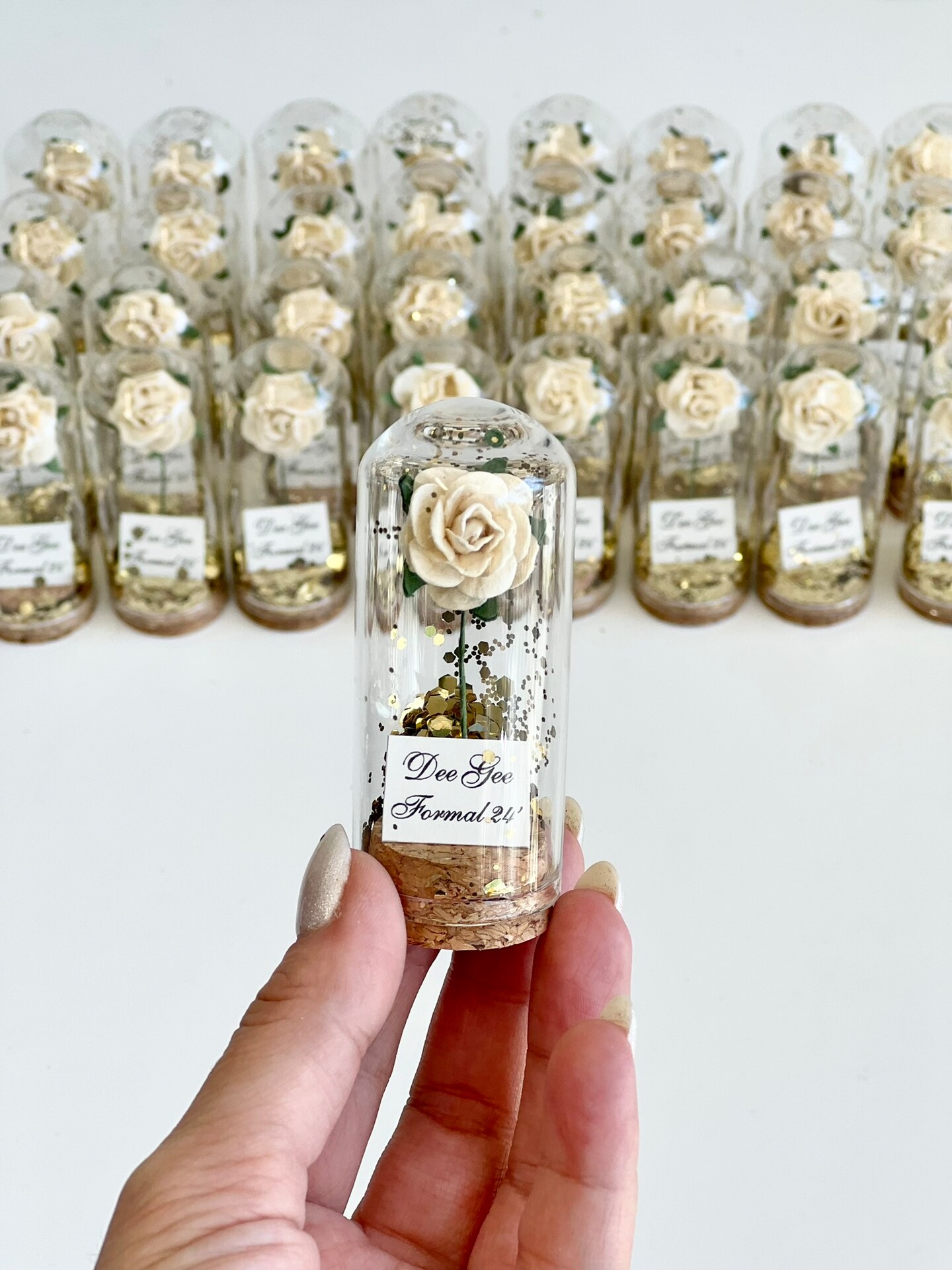 Bulk Rose Dome Favors for Guests, Wedding Favors Gift, Personalized ...