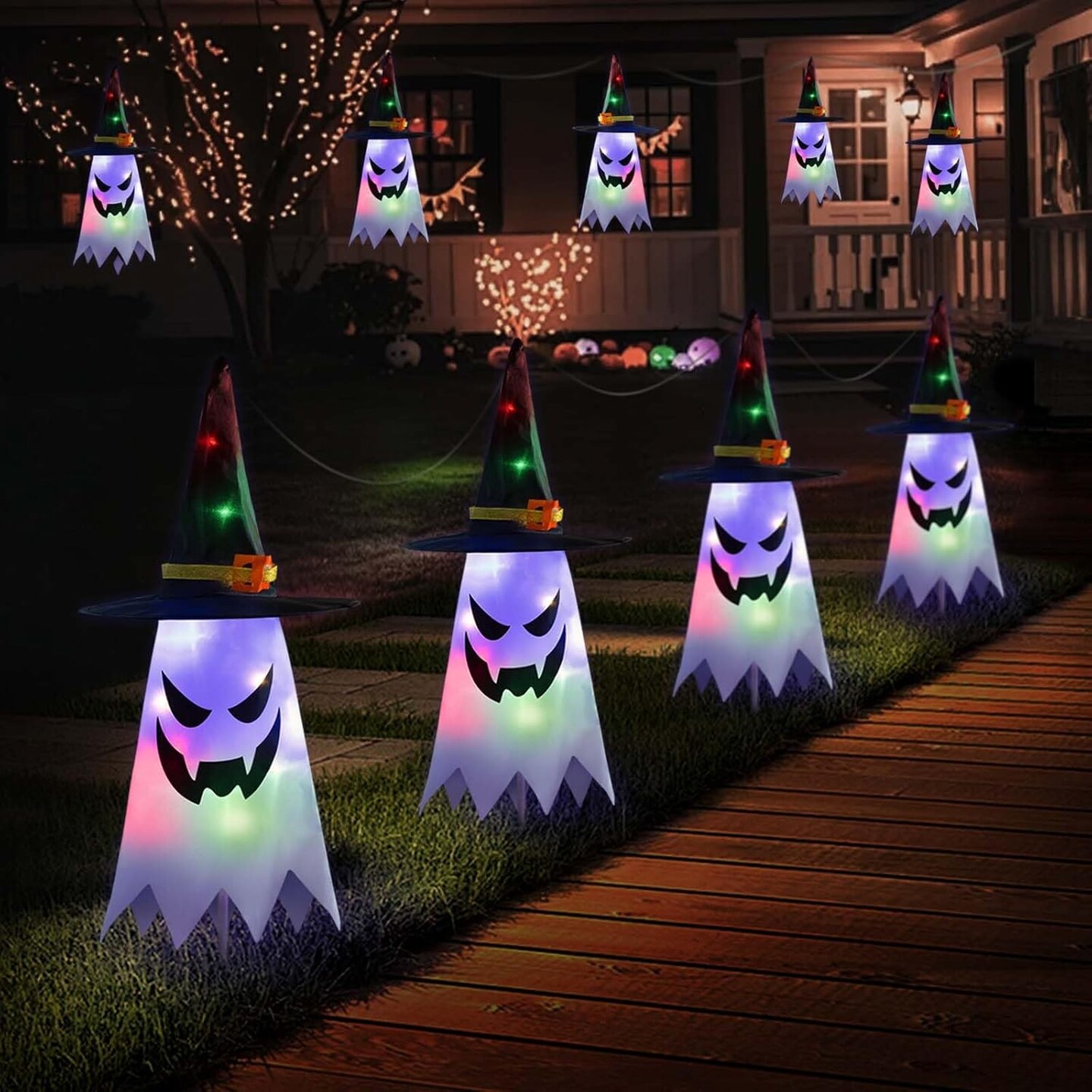 Halloween Ghost Pathway Lights