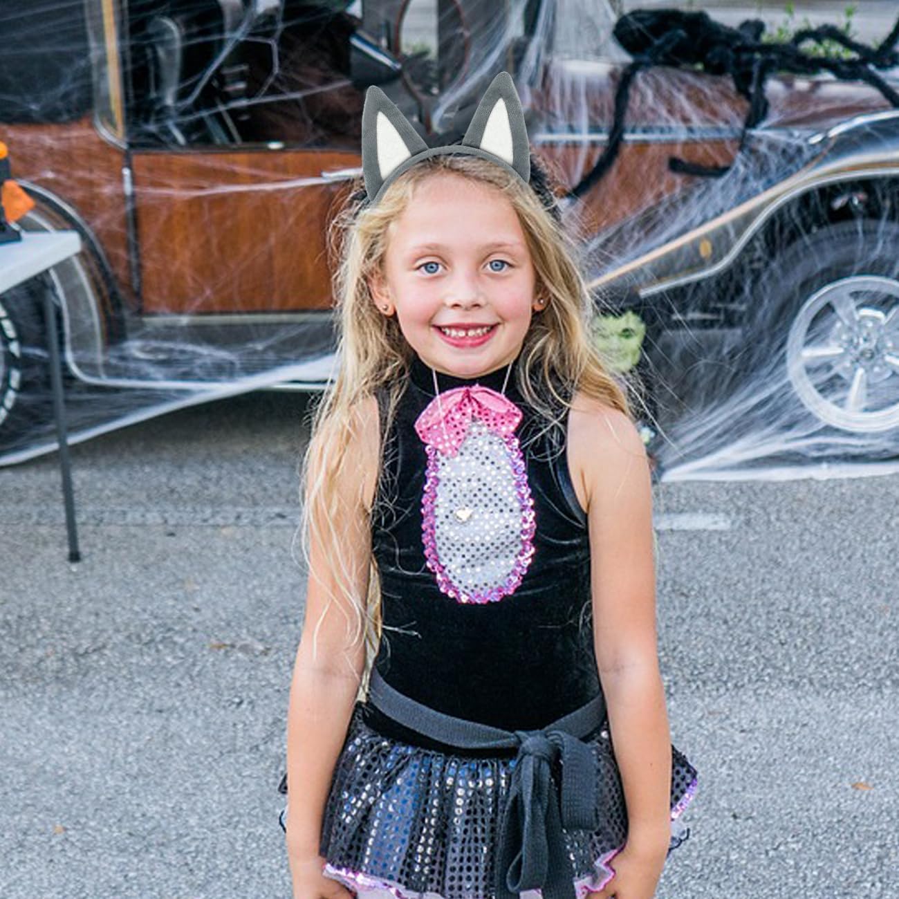 Animals Ears Headband Handmade Realistic Wolf Dog Costume Accessories for Cosplay Party Supplies Halloween Costume