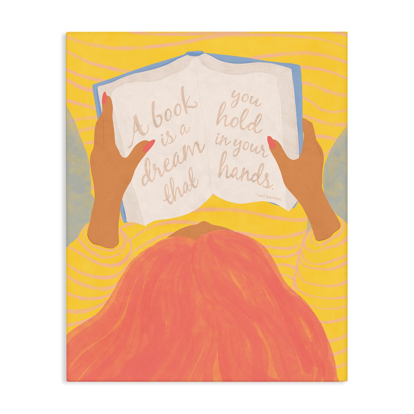 Stupell Industries A Book Is A Dream Canvas, design by Kristina Hultkrantz