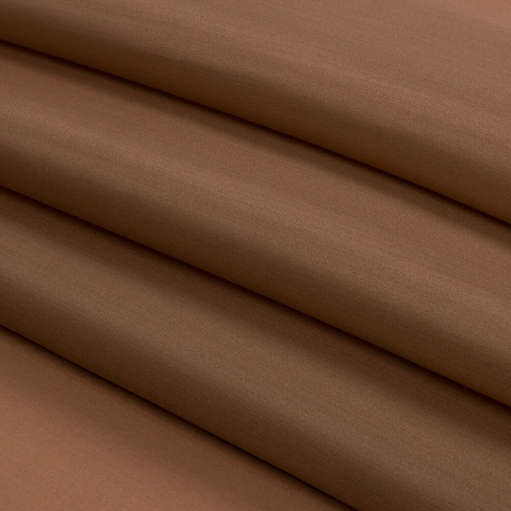 1 Yard Premium Silk Satin-Face Organza Fabric Light Brown Solid Luxury Couture 54" Width
