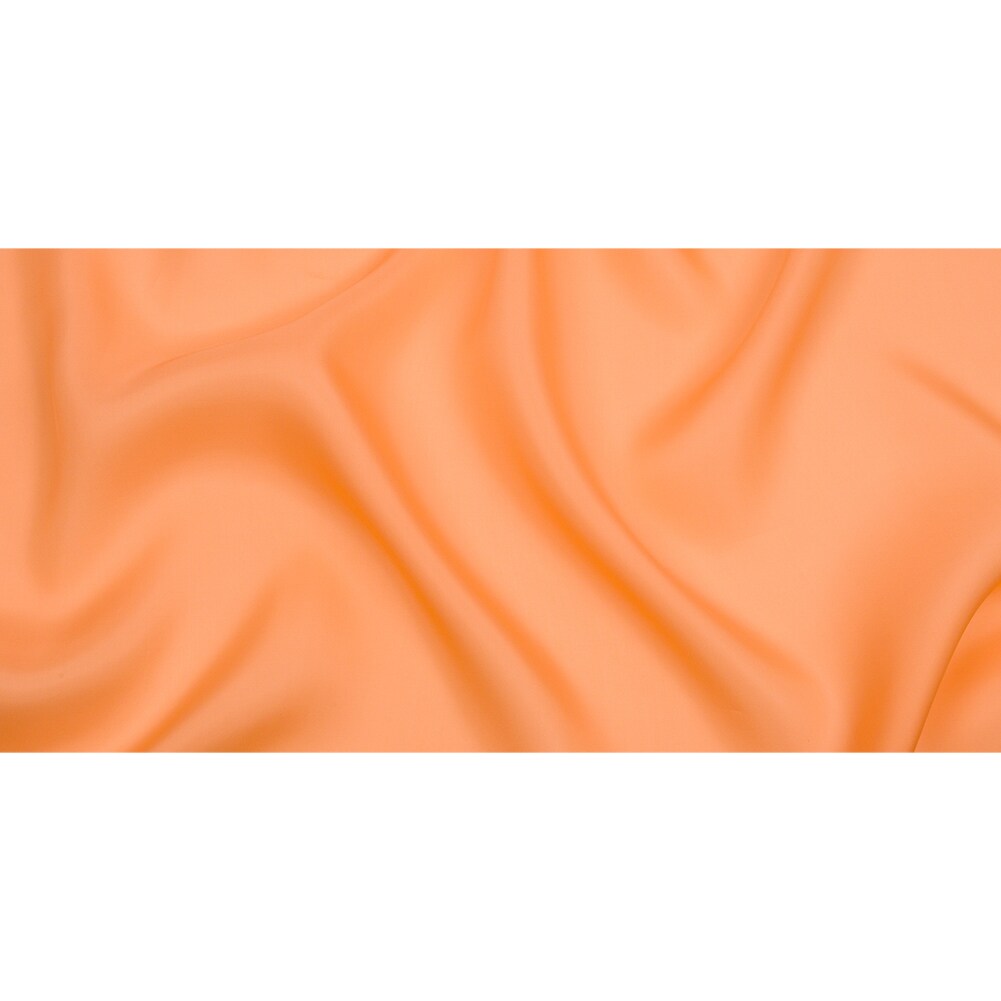 1 Yard Premium Silk Satin-Face Organza Fabric Peach Fuzz Solid Couture Material 54" Width
