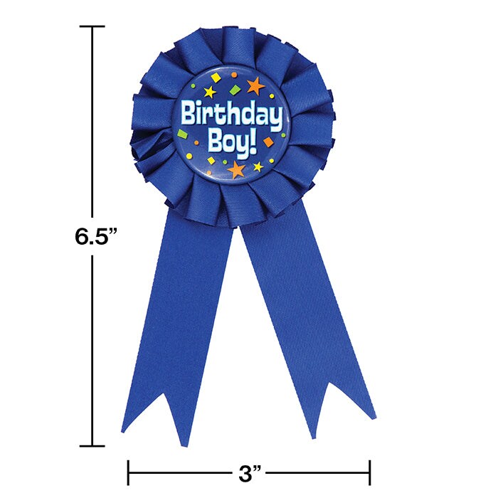 Birthday Boy Award Ribbon