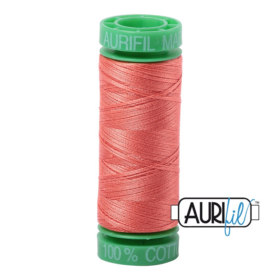 Salmon (2225) | 40wt Small Spool (150M / 164Y) | Aurifil Thread