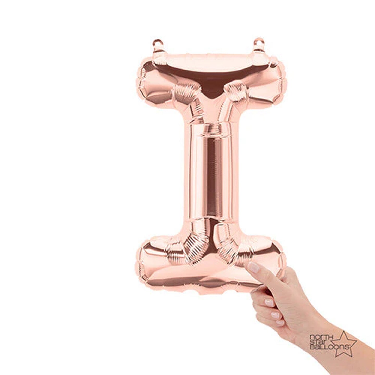 NorthStar Balloons&#xAE; 16 Inch Letter I Rose Gold Air Fill Only
