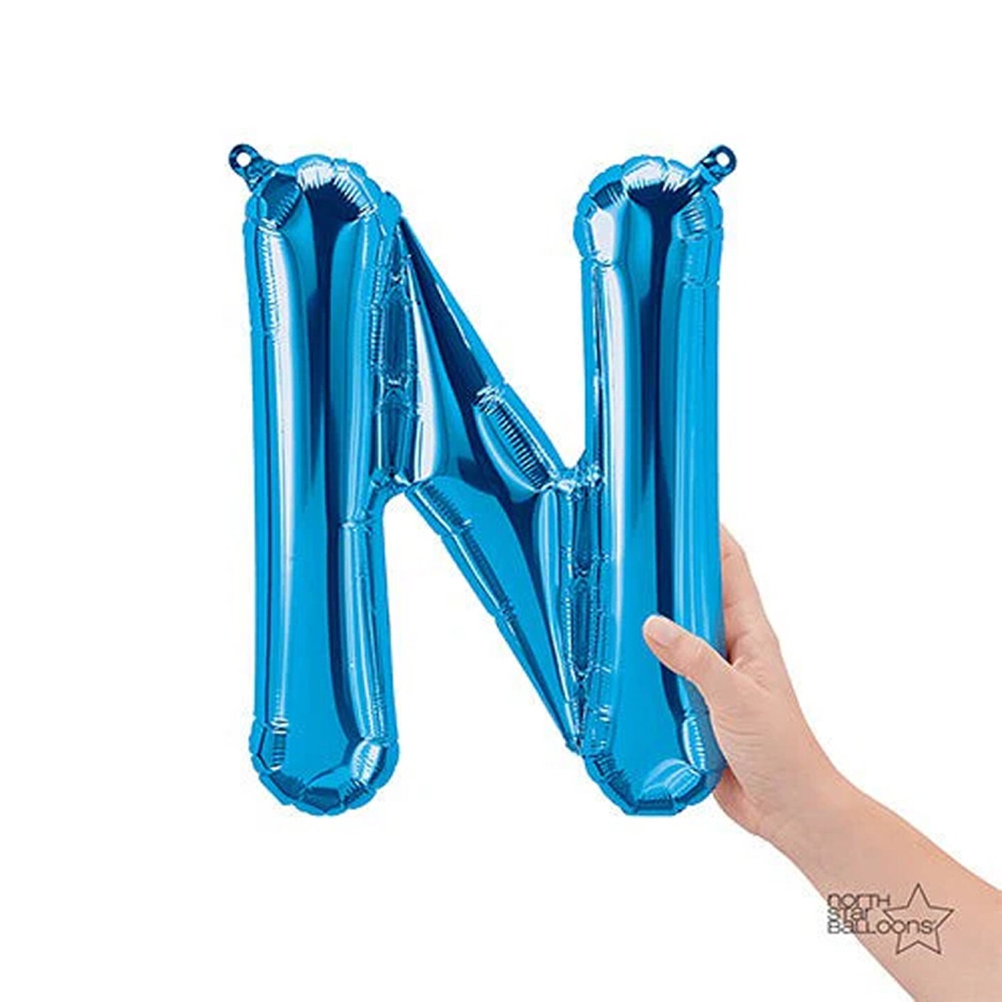 NorthStar Balloons&#xAE; 16 Inch Letter N Blue Air Fill Only