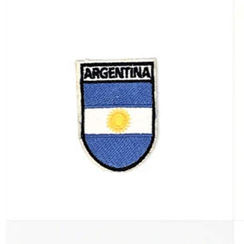 Iron On Country Flag T-Shirt Patches Multiple Nations Available