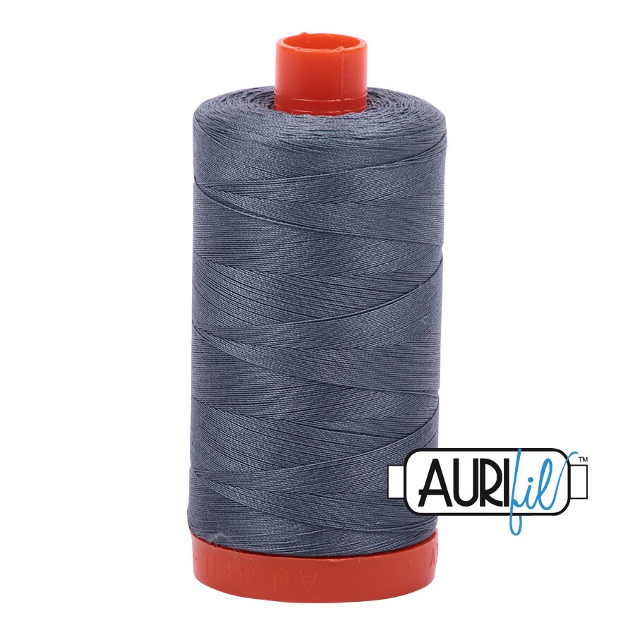 Dark Grey (1246) | 50wt Large Spool (1300M / 1422Y) | Aurifil Thread