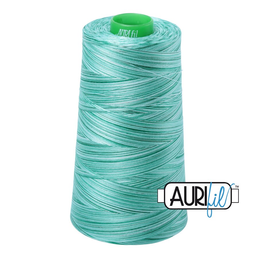 Creme de Menthe - Variegated (4662) | 40wt Cone (4700M / 5140Y) | Aurifil Thread