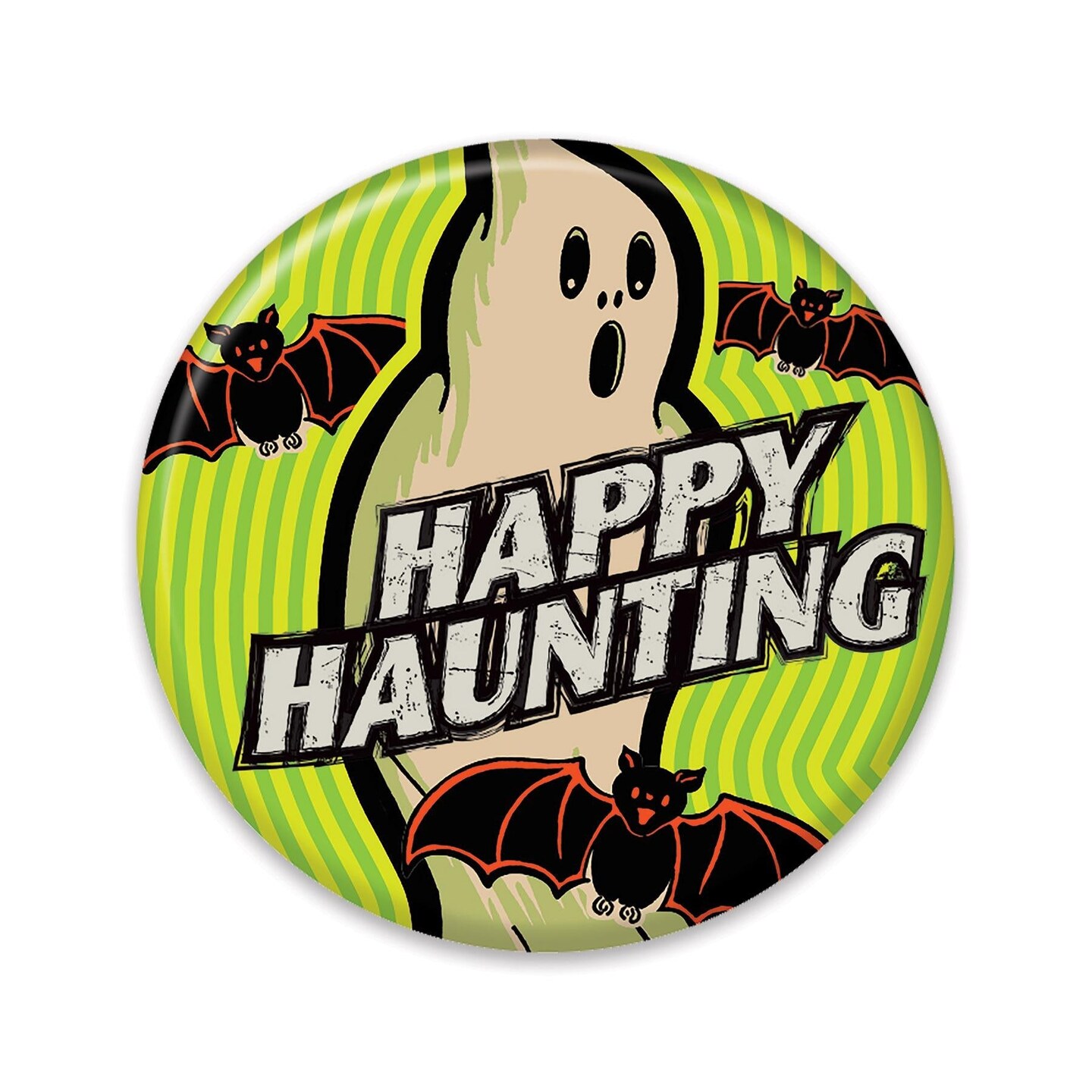 6 Pack Beistle Vintage Halloween Ghost Button