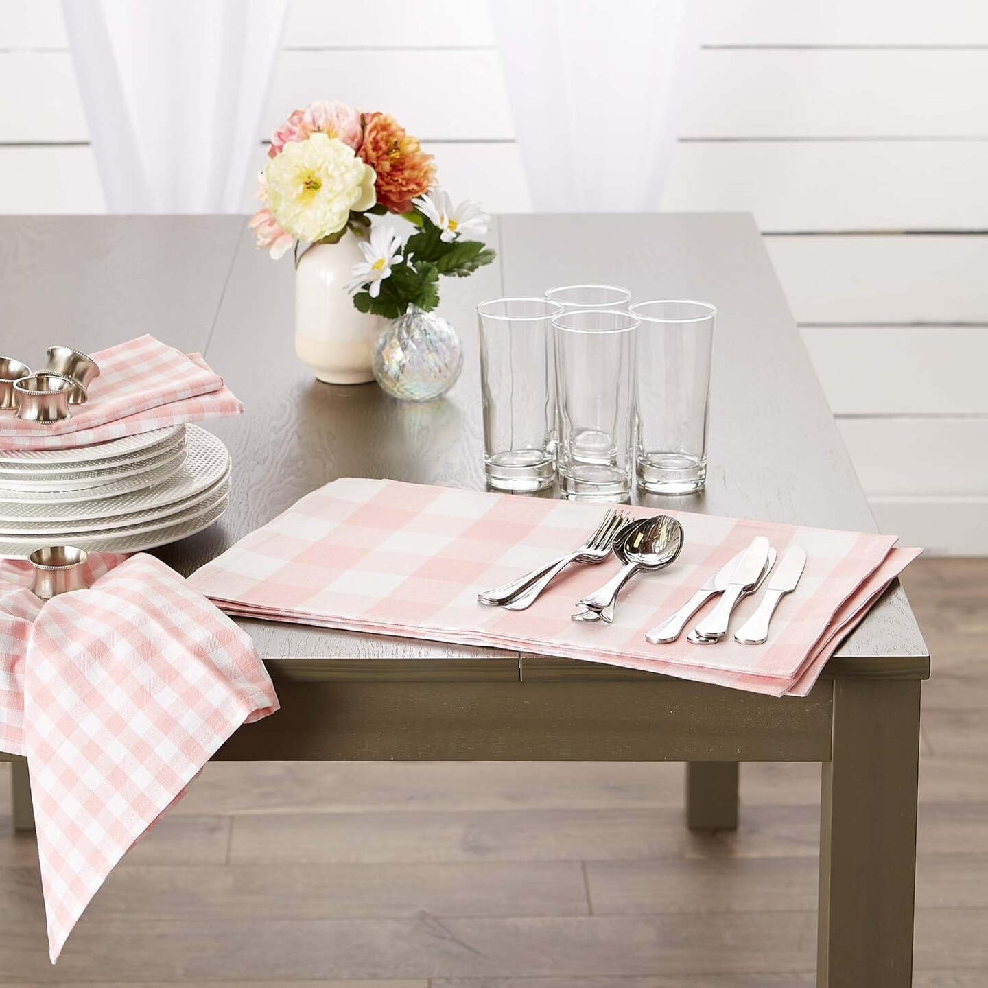 Tabletop Collection, Pink, Placemat Set