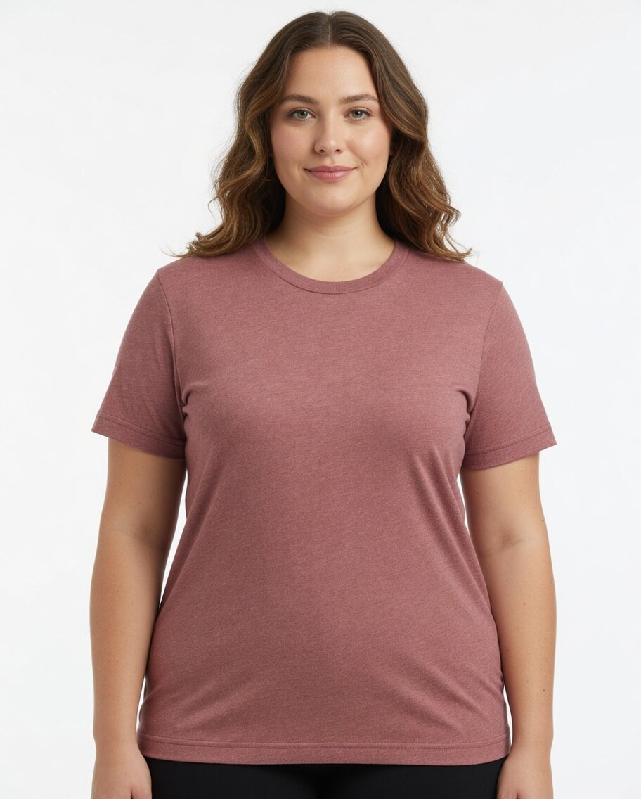 BELLA + CANVAS CVC Jersey Short Sleeve Crewneck T-Shirt for Custom Printing & Casual Comfort Blank Tee