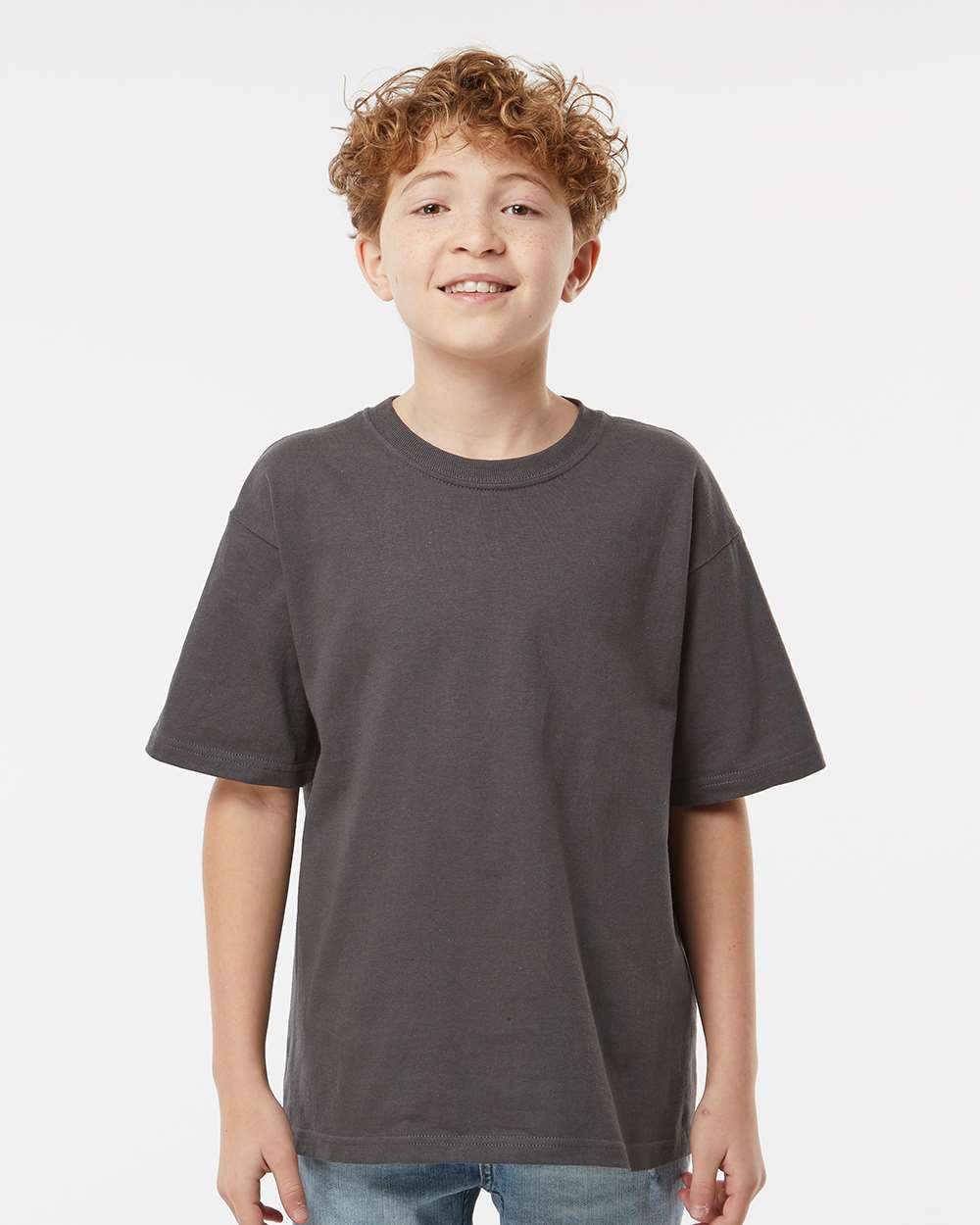 Youth Soft Touch Crewneck T-Shirt for School, Sports & Everyday Casual Wear