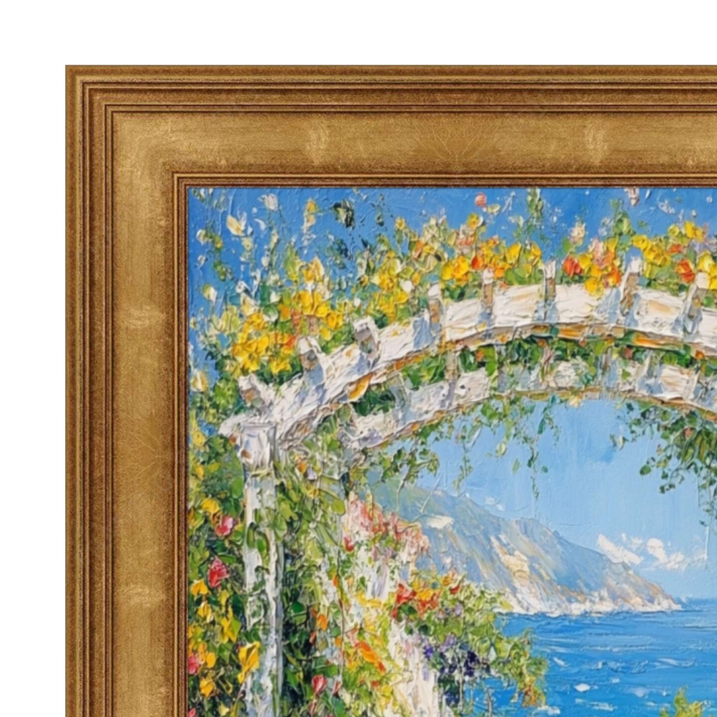 Vintage Antique Gold Picture Frame 11x14 frame