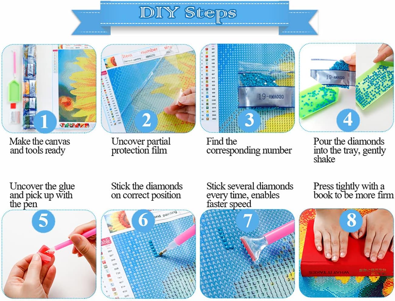 12 Pack Animal Diamond Painting Kits For Adults – 5D Full Drill DIY Art, Beginner Craft, Home Decor 1 thumbnail image