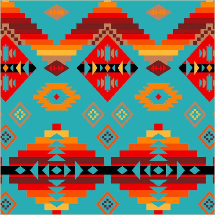 Southwest Sunset Anti-Pill Fleece Fabric No-Sew Throw Fleece Kit