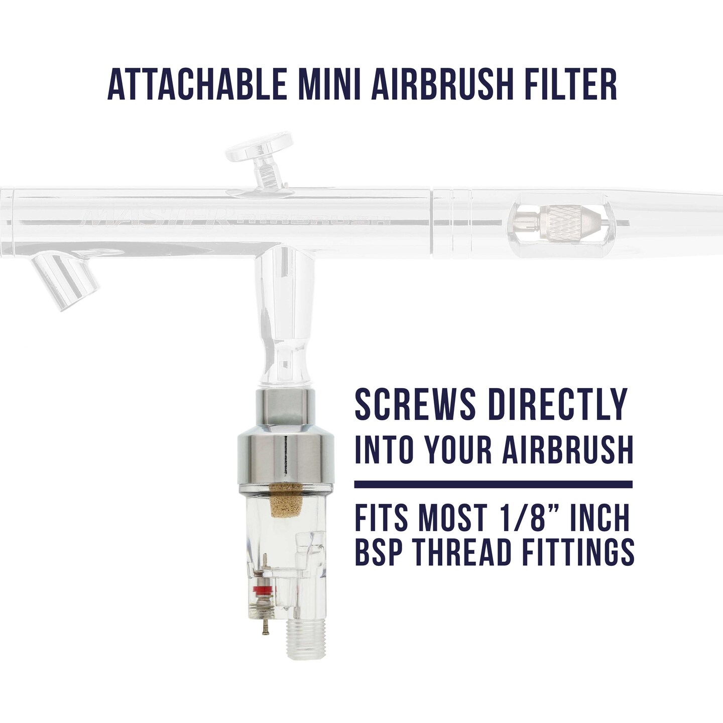 3 Multi-Purpose Master Airbrush Kit with High Performance Compact Airbrush Compressor