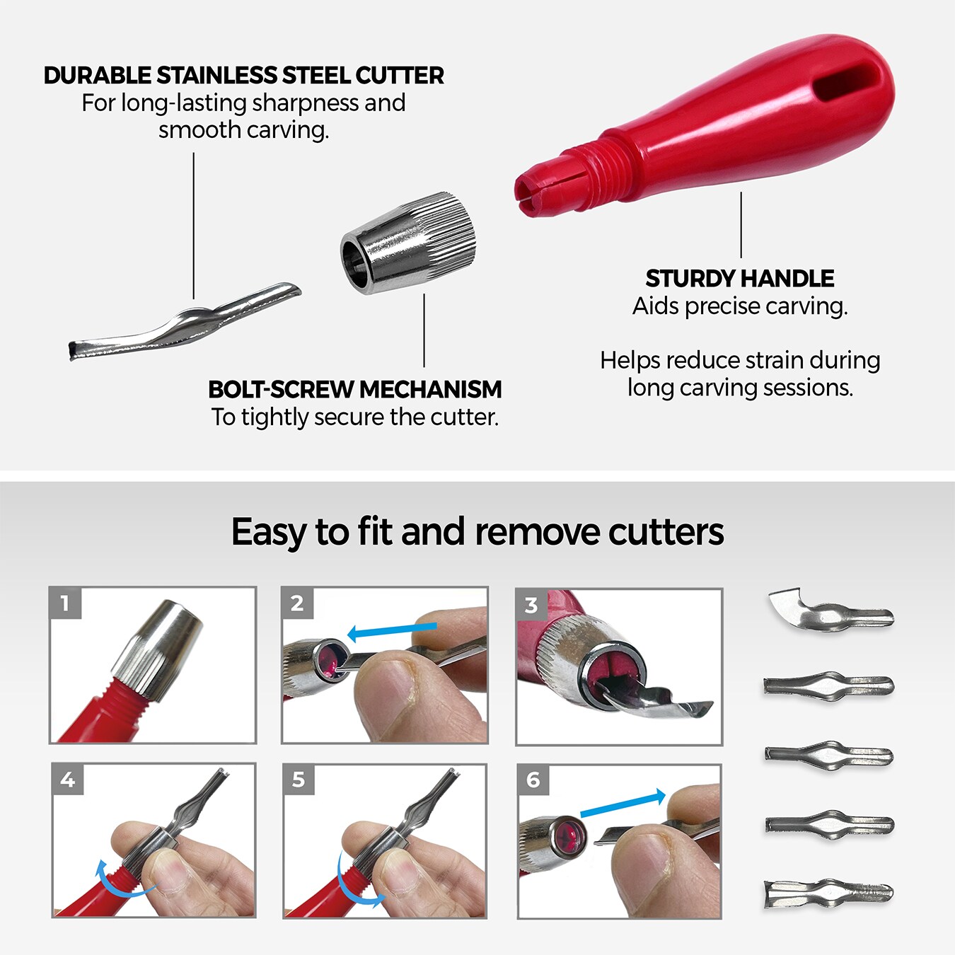 Zieler® Complete Lino Cutting & Printing Kit (30 pcs set)
