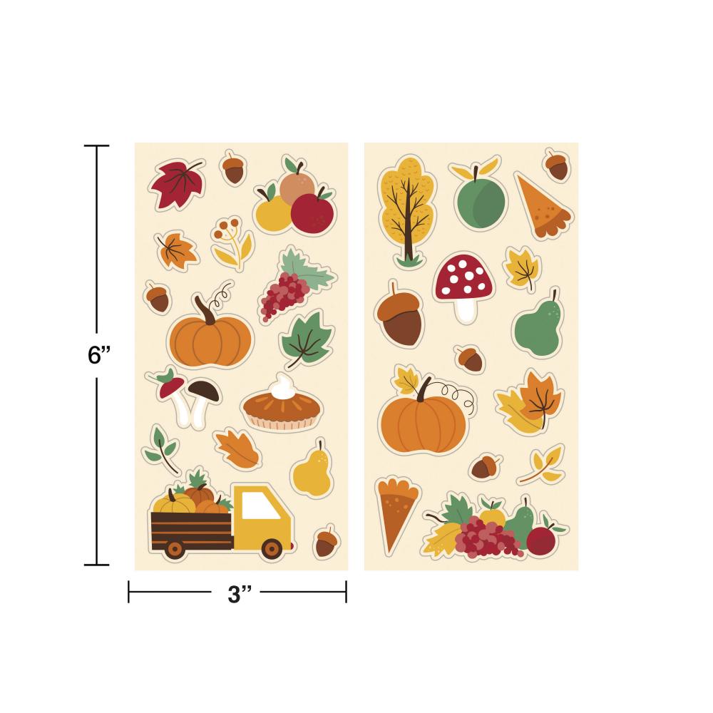 Fall Stickers (8/Pkg)