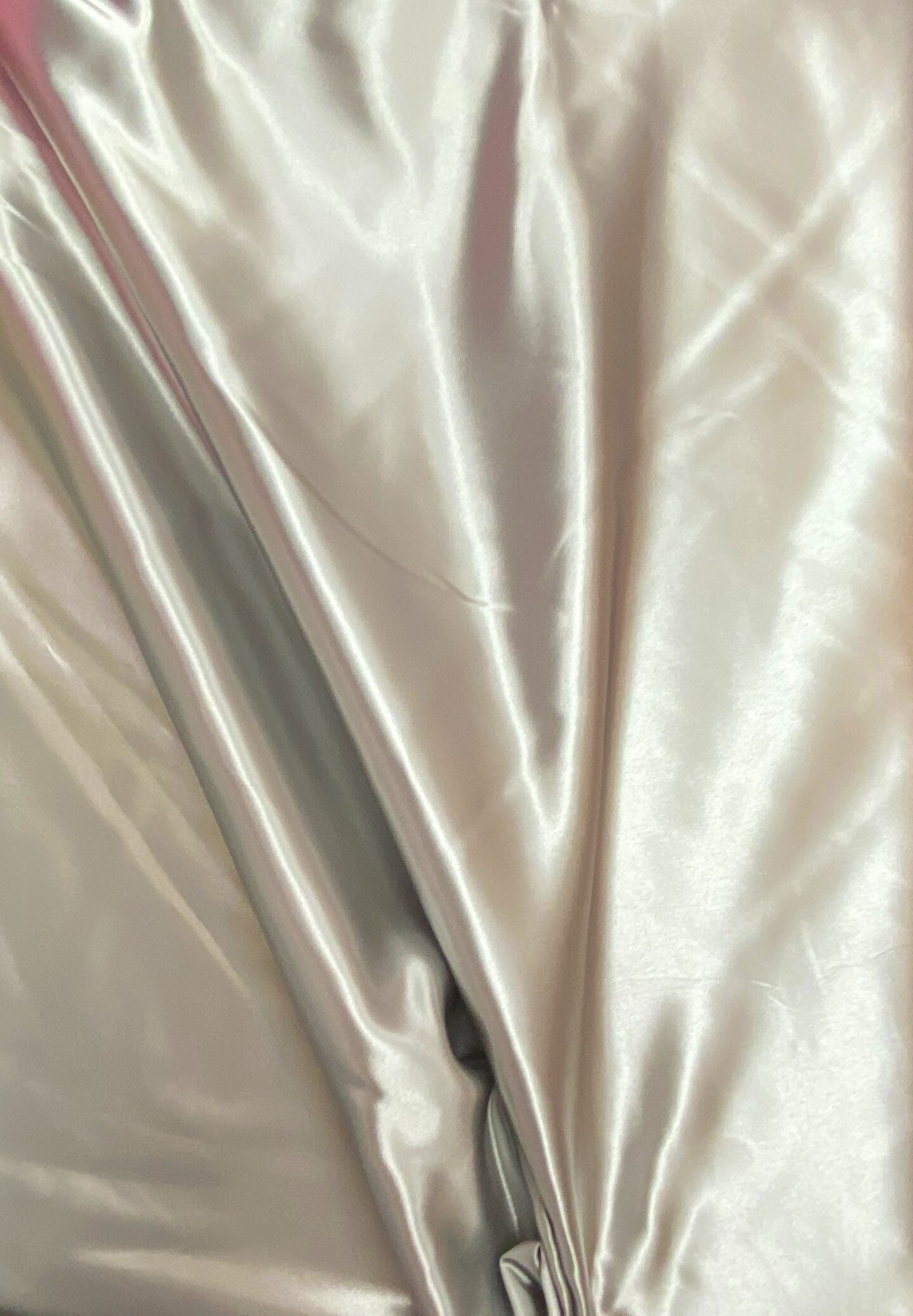 1 Yard silver bridal satin fabric for tablecloths curtains dresses wedding backdrops crafts 58/60 inch width