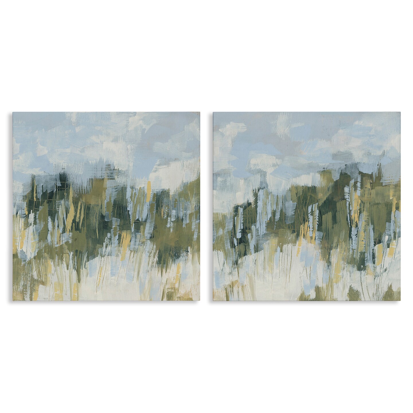 Stupell Industries Abstract Brushed Landscape 2pc Canvas Set Design By June Erica Vess