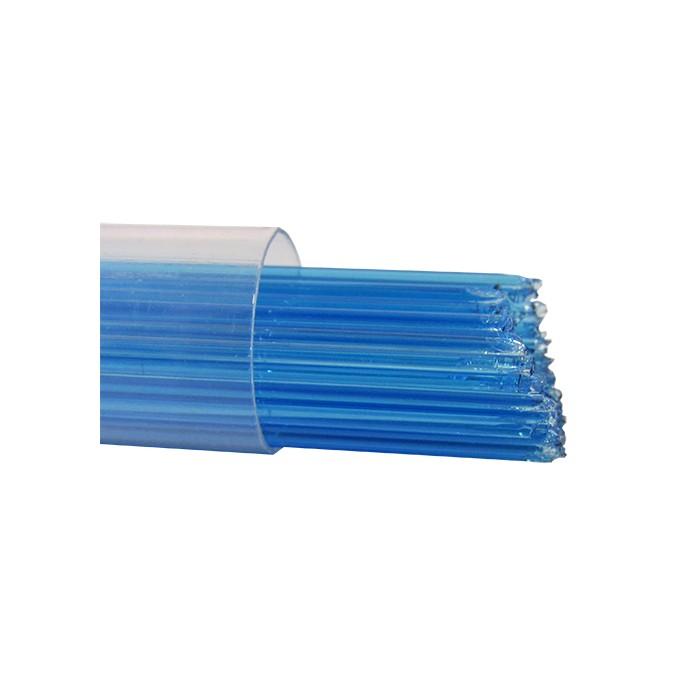 Oceanside Stringers Approx.1/25"DIA.x17"L. Sky Blue Transparent 5OZ. Tube 96 COE.