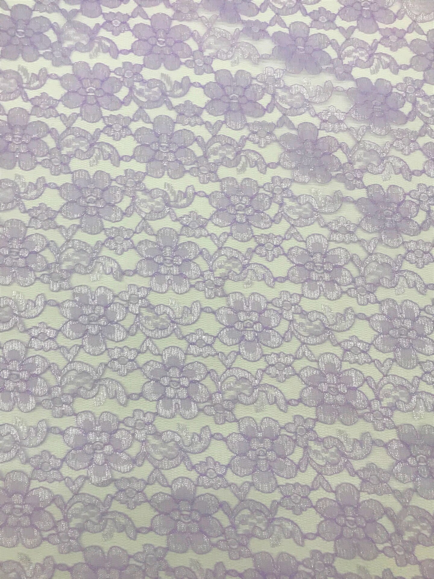 1 Yard Lavender Rachelle Lace Fabric For Table Runners Curtains Overlays Crafts Decor 58″-60″ Wide