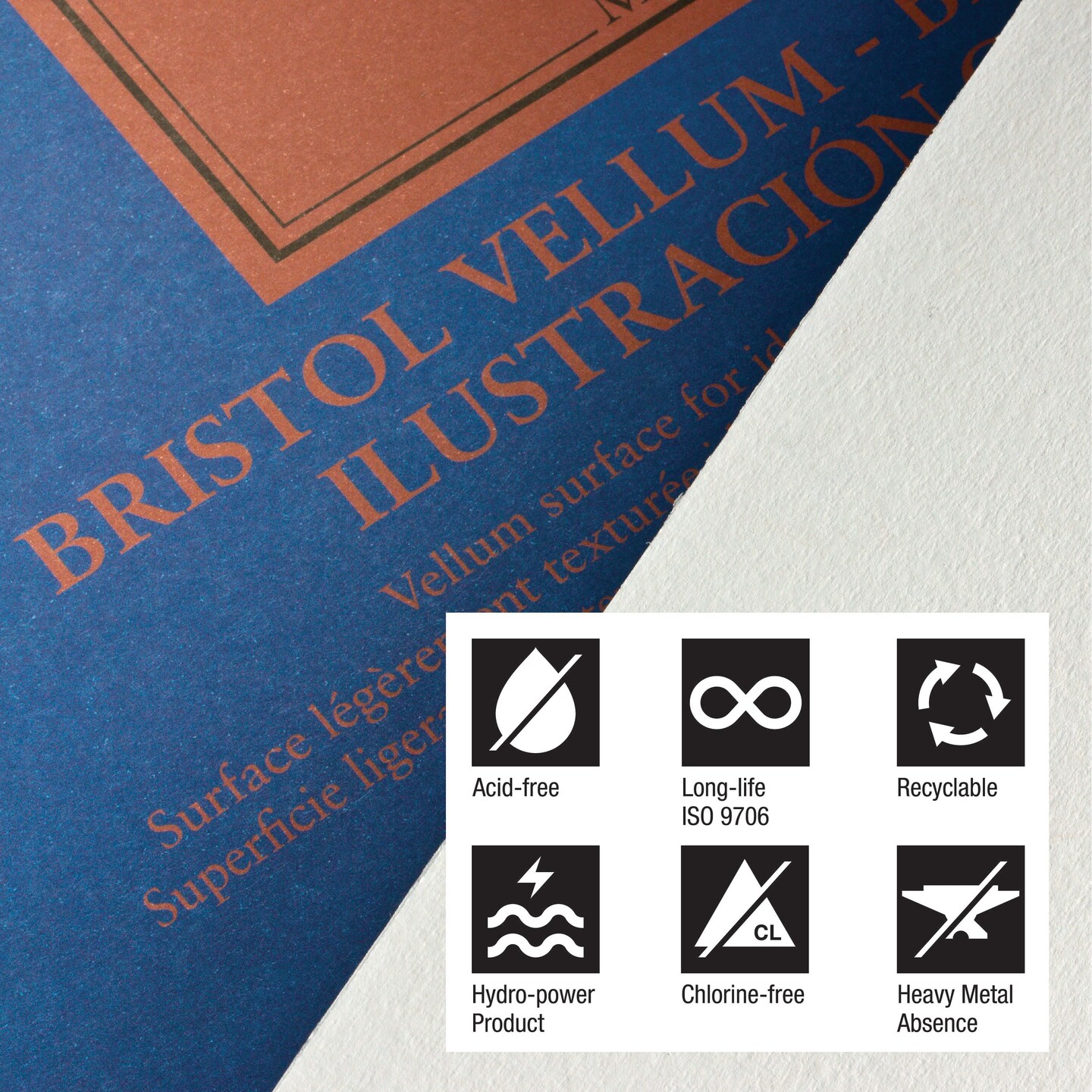 Fabriano 1264 Bristol Pad, 100 lb, 20 Sheets
