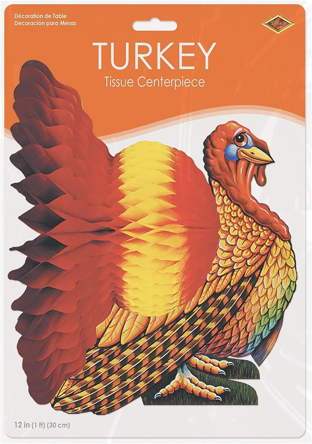 Tissue Turkey Centerpiece - 12&#x22;
