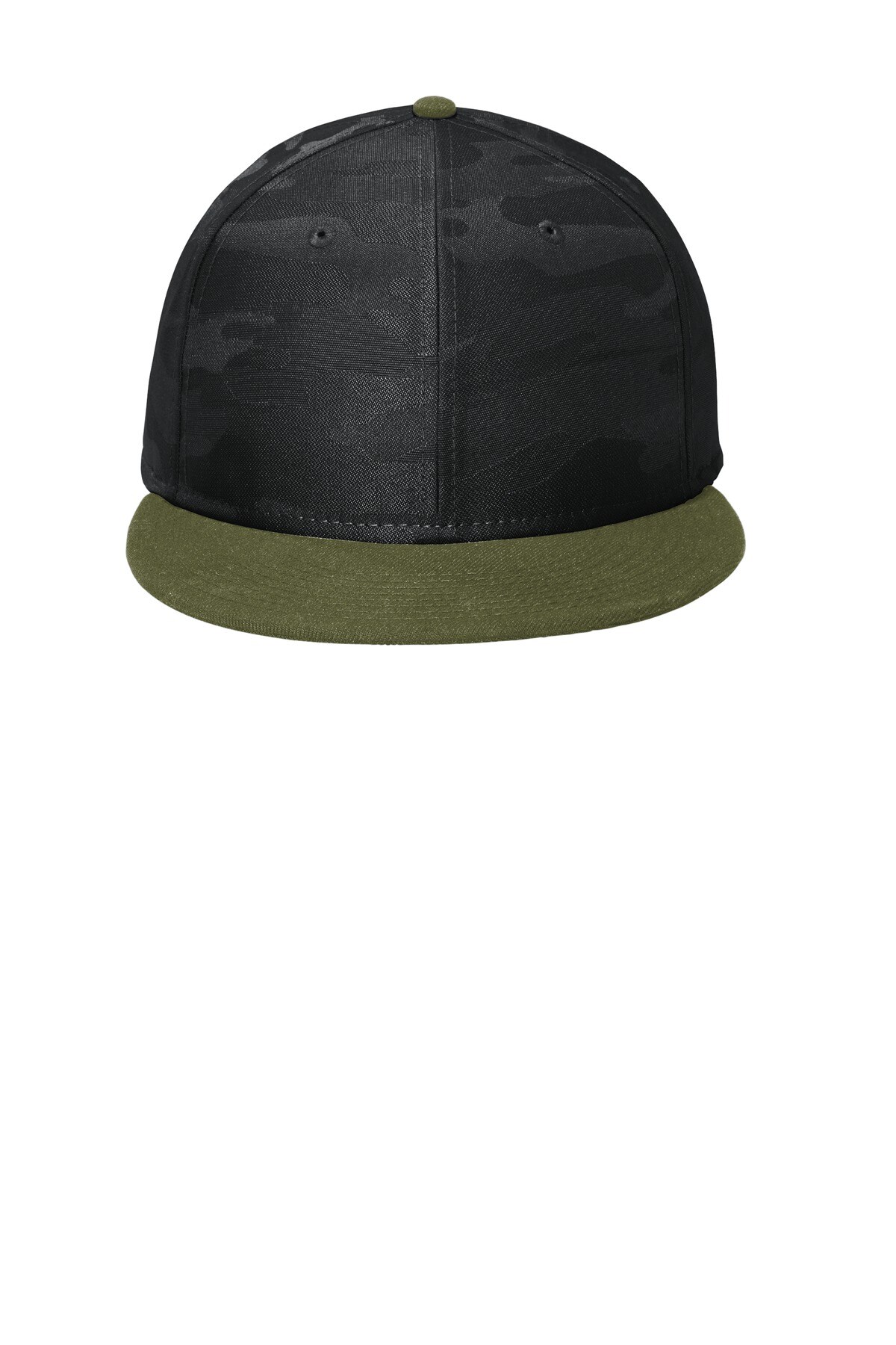 New Era &#xAE; Camo Flat Bill Snapback Cap