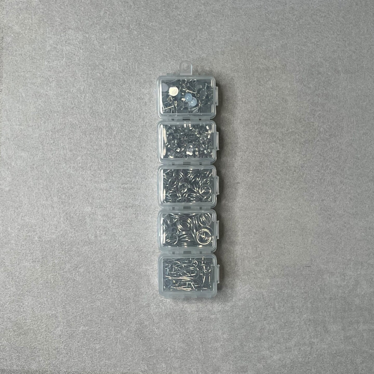 Resin Craft By Me&#x2122; Silver Essential Earring Findings Kit, 575pcs