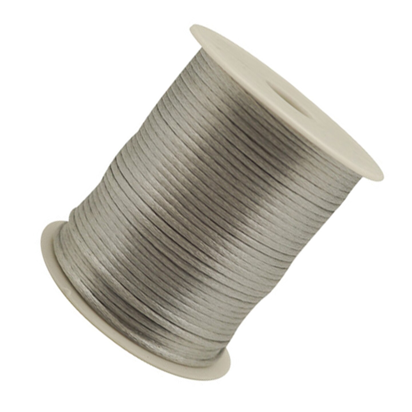 2mm wide x 100 yards Silver Rattail Cord Trims Pack of 5 Spools