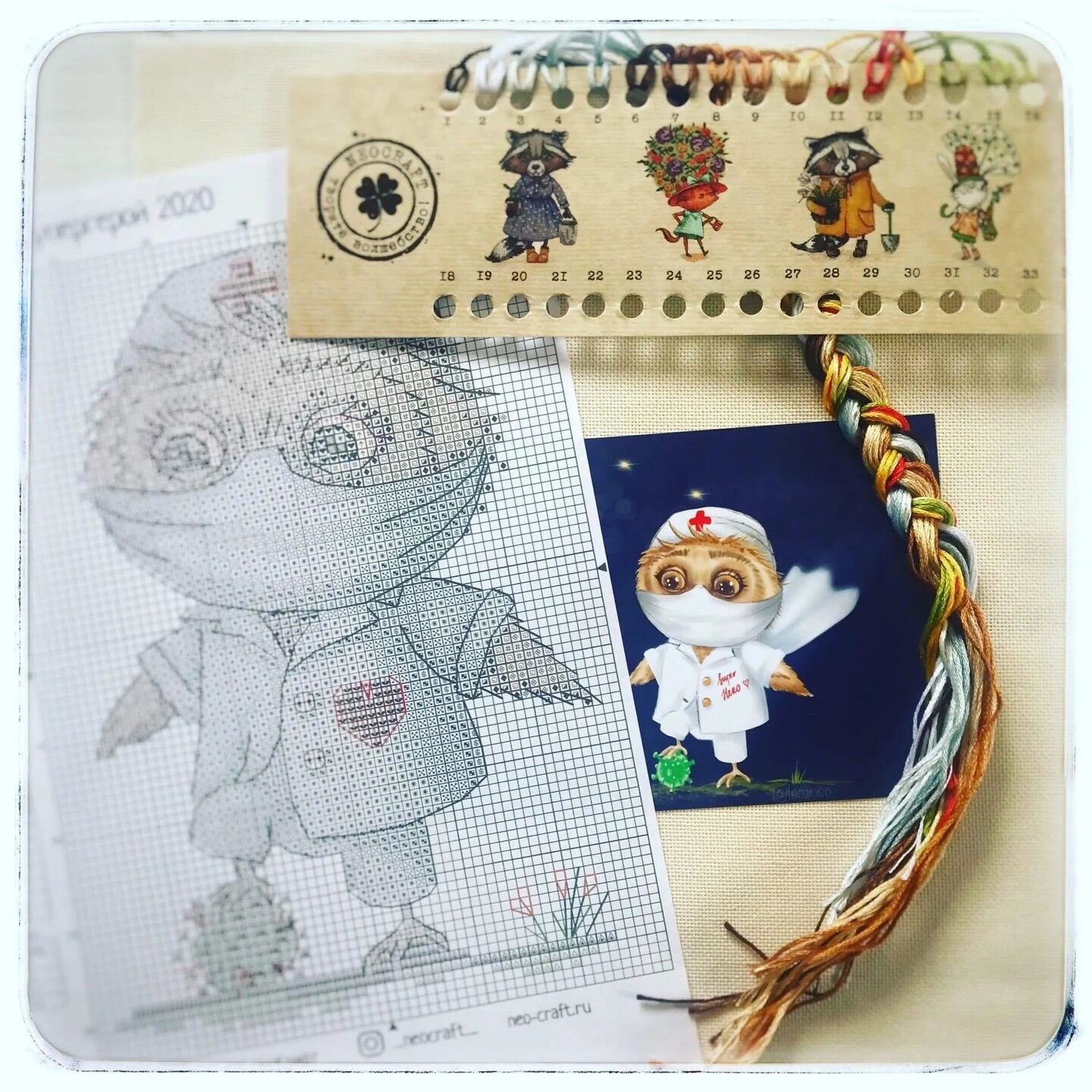 Super hero! SV-22 Counted Cross-Stitch Kit