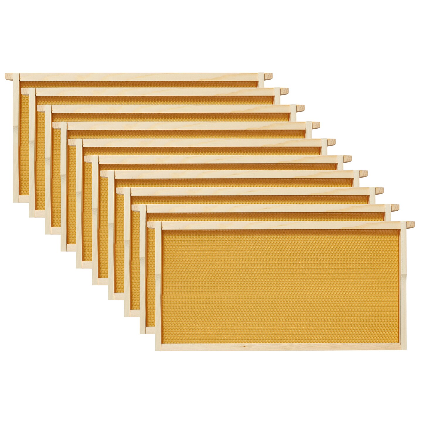 Honey Keeper Beginner Bee Hive Kit, Fully Assembled and Painted Starter Set with Hive Body &#x26; 10 Frames