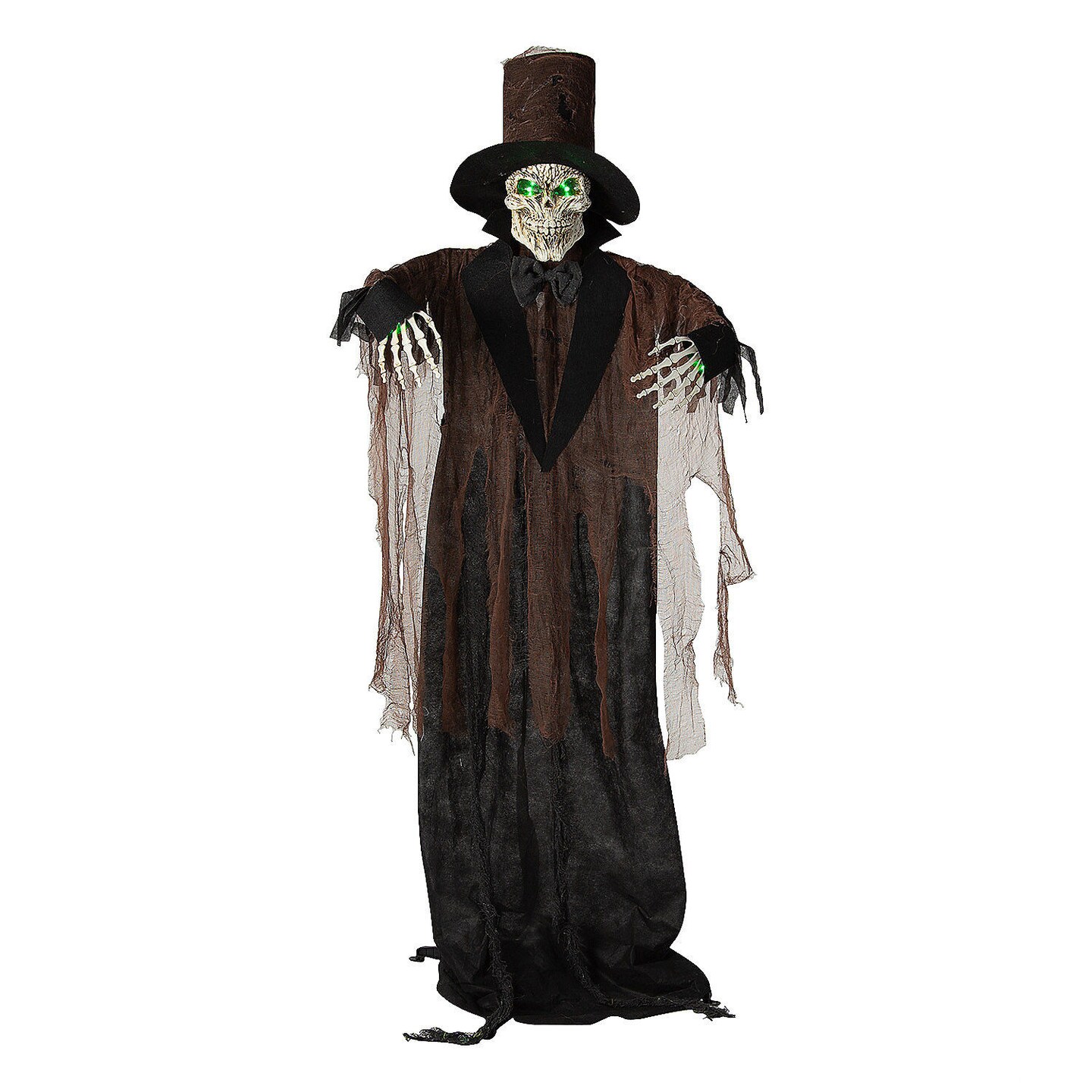 Light Up Standing Black Skeleton Halloween Decoration 66&#x22;