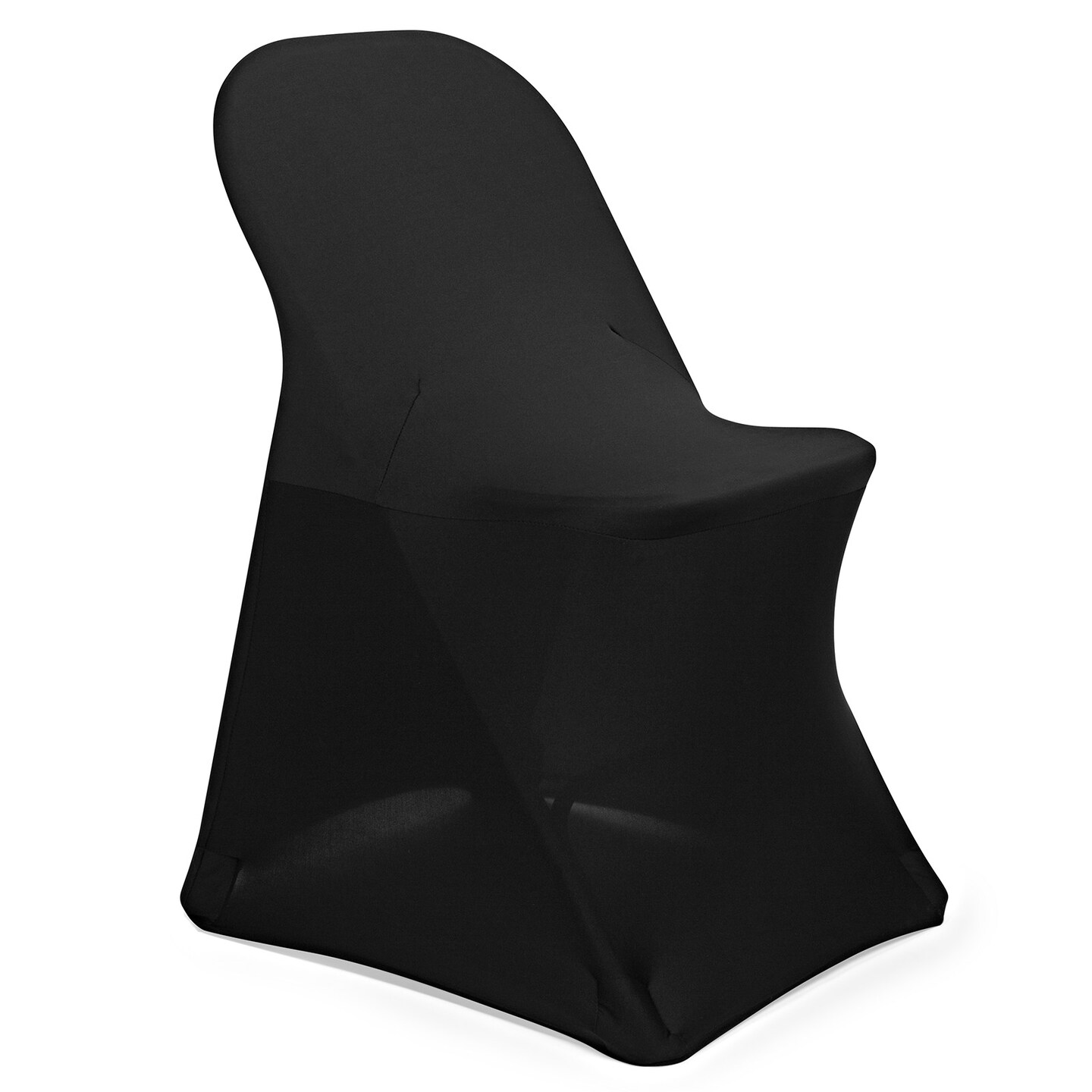 Lann&#x27;s Linens Spandex Folding Chair Covers for Wedding, Party, and Banquet