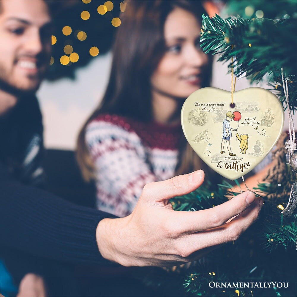 I&#x27;ll Always be with You Ornament, Comforting Pooh Bear Christmas Gift and Keepsake