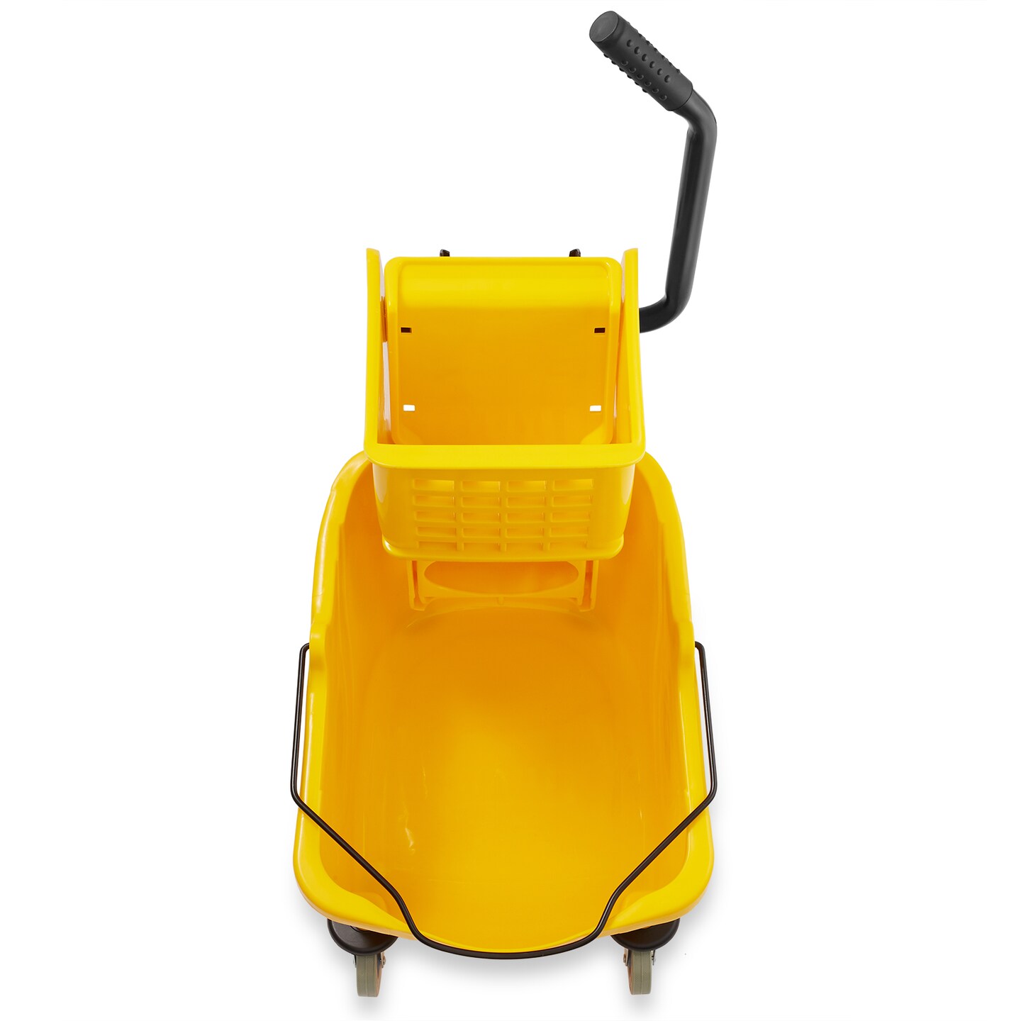 Dryser Commercial Side Press Wringer Combo Mop Bucket, 33 Quart