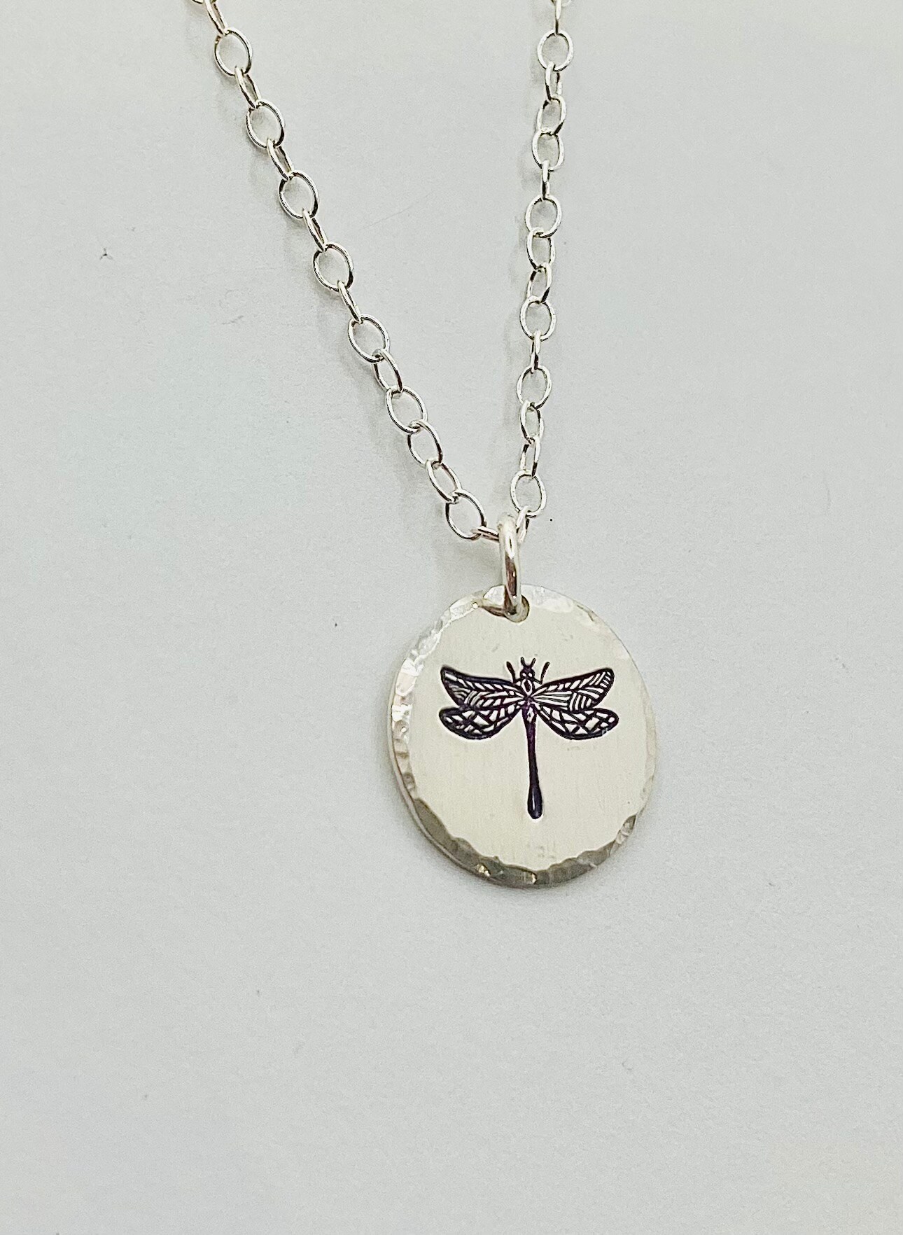 Dragonfly Necklace, Sterling Silver Dragonfly Necklace, Dragonfly Jewelry product 4