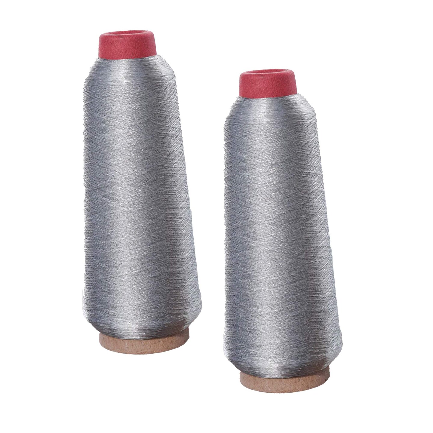 5,000 Yards Silver Sparkly Metallic Machine Embroidery Thread High Shine & Durable