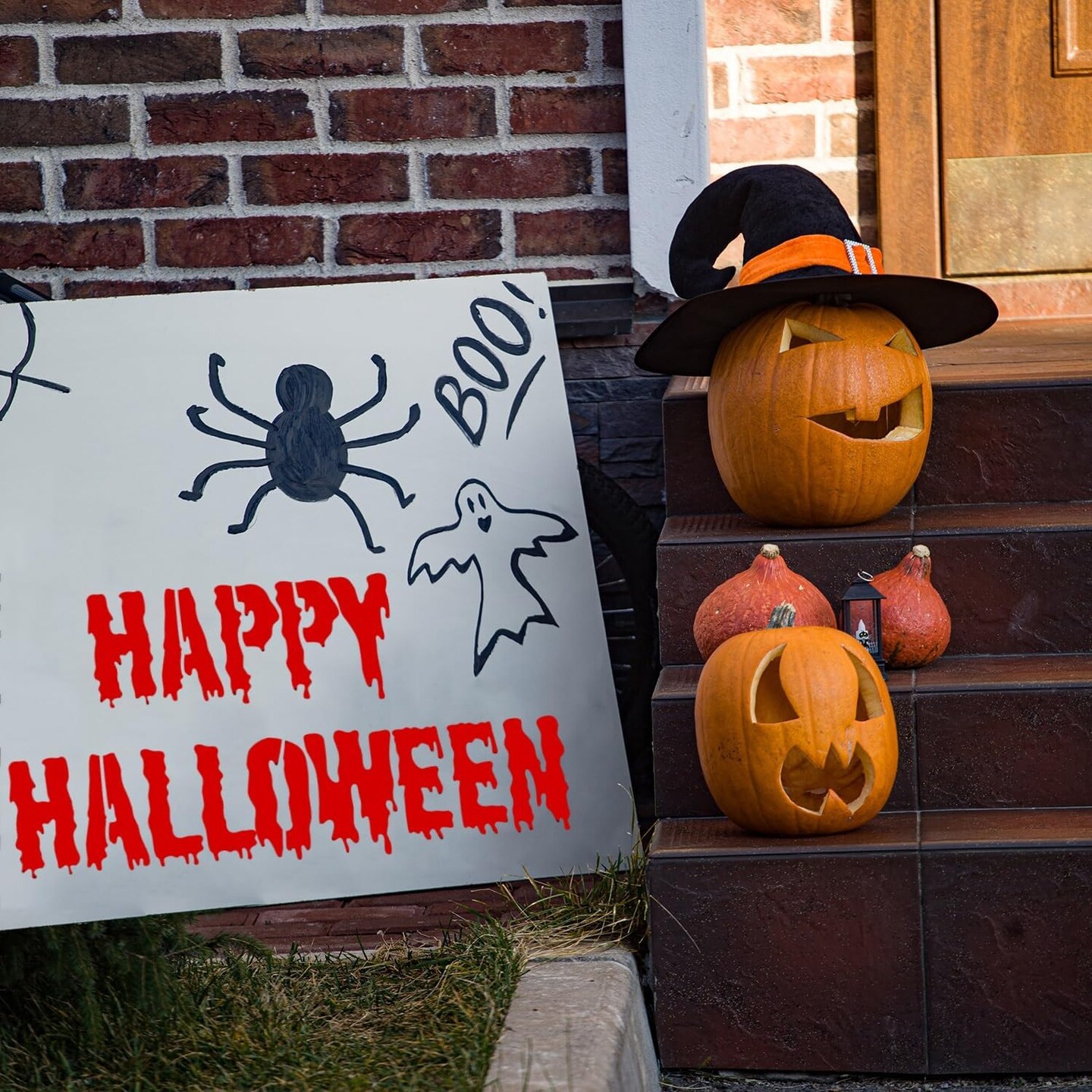 36 Pcs Halloween Letter Stencils(Style 4, 3 Inch)