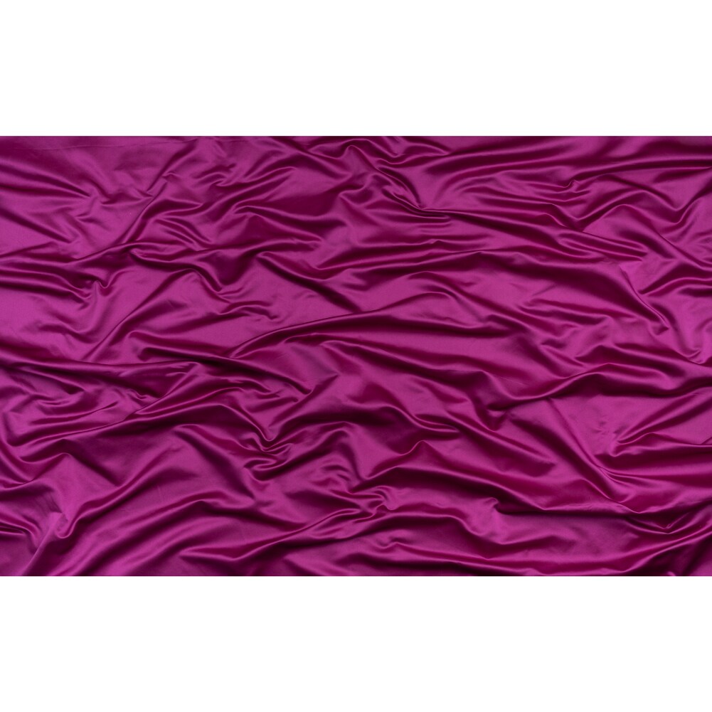 1 Yard Magenta Purple Silk Duchesse Satin Ideal for Eveningwear, 59 Inches Wide