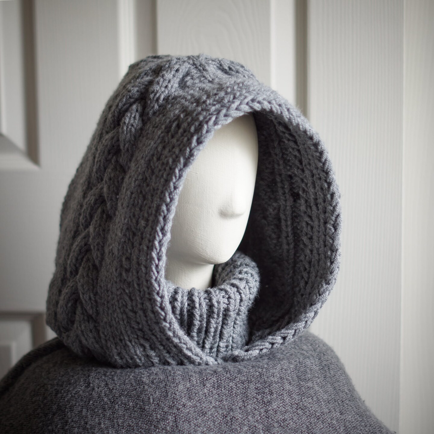 Knit Balaclava Hood – Oversized Cowl Scarf, Hand-Knitted Snow Hood, Cold  Weather Neck Warmer, Winter Festival Accessory MakerPlace by Michaels