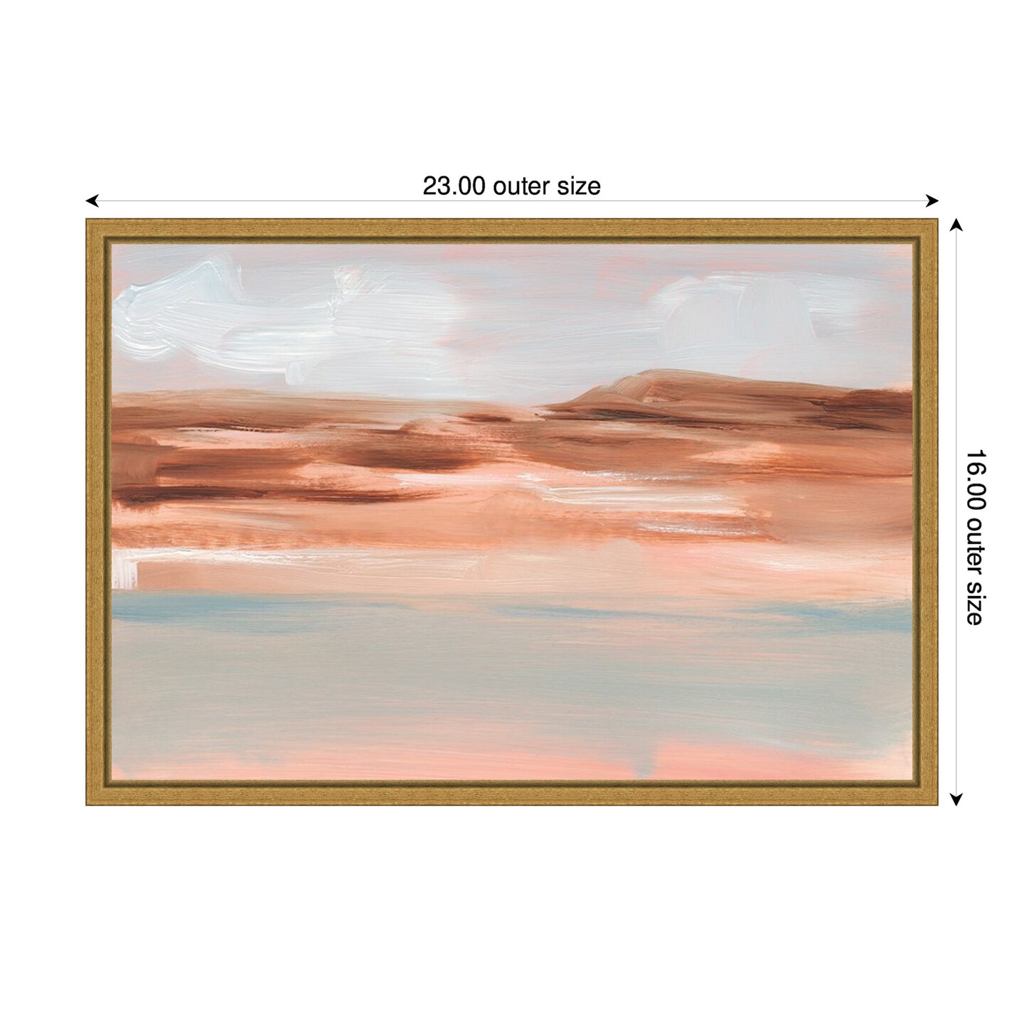 Desert Haze II by Ethan Harper Framed Canvas Wall Art